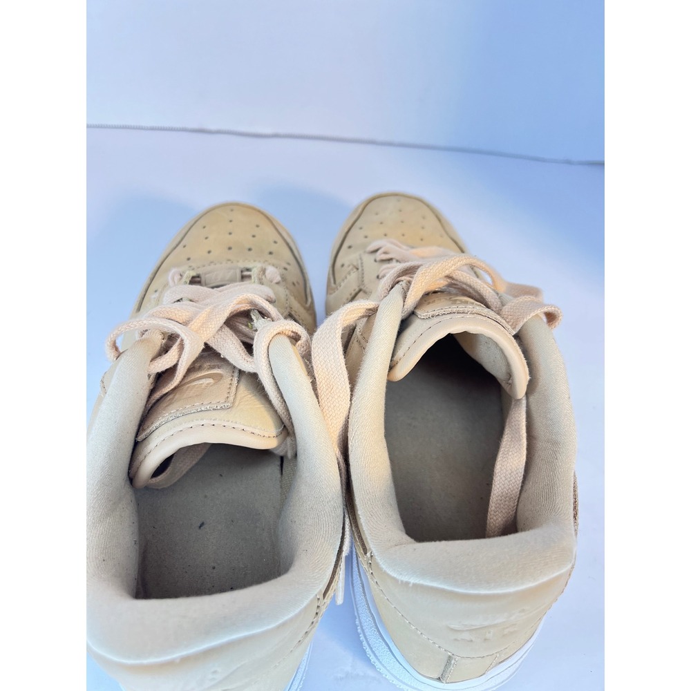 Nike Air Force 1 '07 LV8 Wheat Flax Tan Nubuck Low Sneakers Women's 7 DR9503-201 - Picture 5 of 16